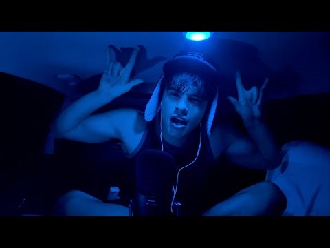 ASMR body tapping and rubbing sounds