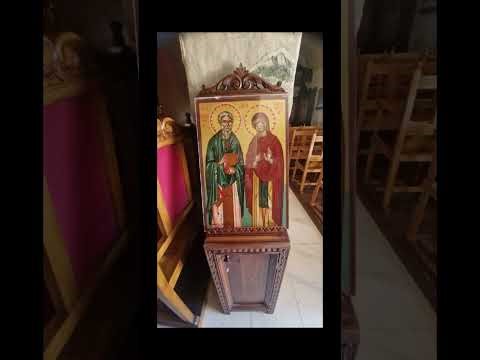 Ο Ναός εσωτερικά της Αγίας Παρασκευής Στην Γεροσκήπου #cyprus #viralvideo #historical #church#fyp