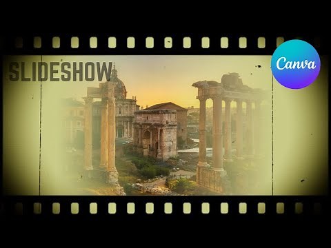 Creative Photo Slideshow in Canva | Vintage Slideshow Video Tutorial