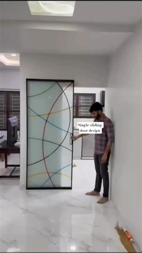 sliding door #slidingdoor #wooddesigner #interior #bedroom