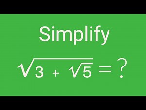 Square Root Math Simplification/How to Solve Square Root Equation?