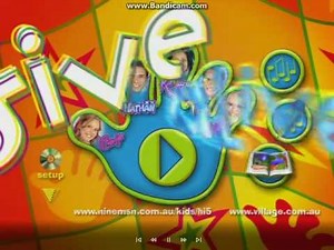 Hi-5 Five Alive 2003 DVD Menu Walkthrough