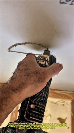 How to Cut Perfect Ceiling Holes with a Rotary Tool | Clean & Precise Method.