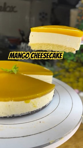 6.4K views · 146 reactions | ✅ mango cheesecake without cream cheese...