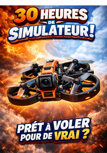⏱️ 30 heures de simulateur FPV Question honnête : est-ce que ça suffit pour voler en vrai, avec un Pavo20 Pro ? Dans cette vidéo, je te montre où j’en suis après le simu, ce que je maîtrise déjà… et ce qui fait encore peur avant le premier vrai décollage 😅 👉 Simu = indispensable, mais est-ce suffisant ? Dis-moi en commentaire si toi aussi tu es passé du simulateur au réel 🔥 #fpvdrone #simulateurfpv #pavo20pro #dronefpv #debutantfpv