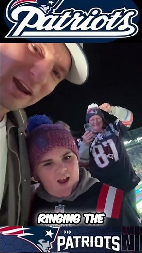 Rob Gronkowski Patriots "THE GRONK & CONNER" Ring the Gillette Stadium Bell!