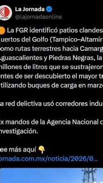 La Presidenta VA DURO contra los Guachicoleros en Buques | 10 Millones de Litros Robados