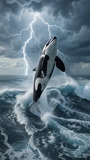 Orca Battles Monster Ocean Storm 🌊 | Killer Whale vs Giant Waves