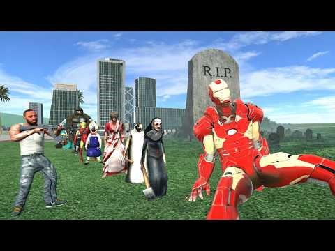 Who Killed Giant Iron Man in Indian Bike Driving 3D