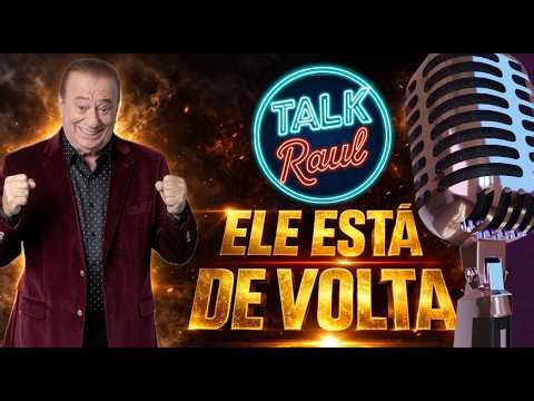 Aos 87, Raul Gil se emociona ao estrear programa na web após um ano longe da TV: 'Não vou parar'