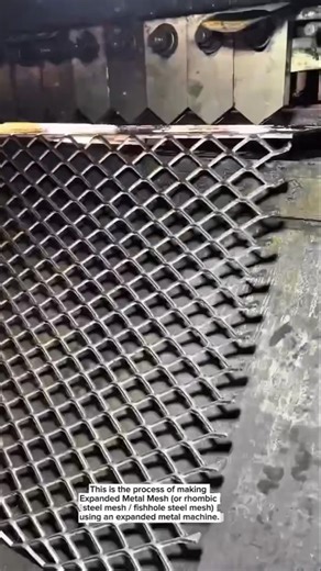 Industrial Expanded Metal Manufacturing – Rhombic Steel Mesh Production Process