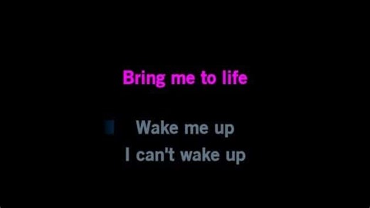 Karaoke Bring Me to Life - Evanescence - CDG, MP4, KFN - Karaoke Version