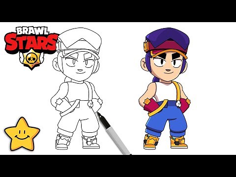 How To Draw FANG 👊 | Brawl Stars | New Chromatic Brawler | Step By Step