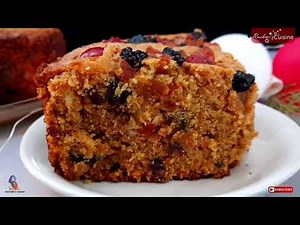 Christmas Plum Cake Fruit Rum Cake simple easy recipe easy Rashmi cuisine