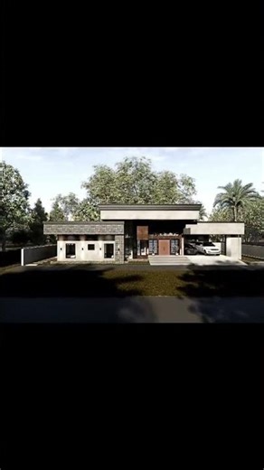 INDUSTRIAL BUNGALOW HOUSE using Revit + D5 Render #architecture #render #d5rendertutorial #revit