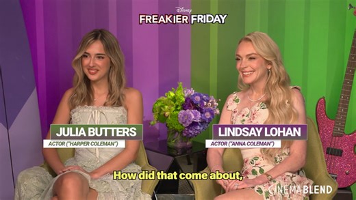 I loved the 'Parent Trap' reunion in 'Freakier Friday,' so of course I had to ask Lindsay Lohan how it came together