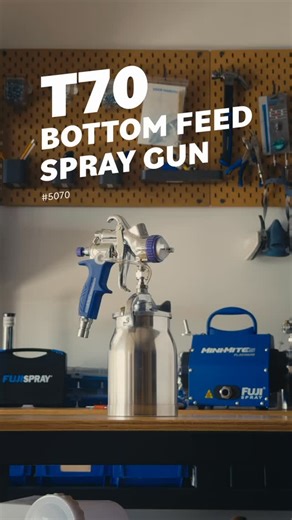 Featuring the T70 — your go to spray gun with precise fan pattern control. From tight circles to a wide pattern, and everything in between, the T70 offers unmatched versatility for all your projects. Tap the link in bio to find your closest distributor. #fujispray#t70spraygun#hvlpspraygun | Fuji Spray
