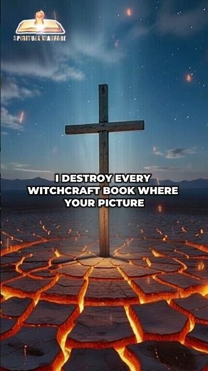 This Prayer Burns Every Witchcraft Book, Evil Archive and Evil Library Storing Your Name