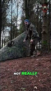 DIY Tarp Shelter: Quick Plow Point Tarpology Guide #shorts