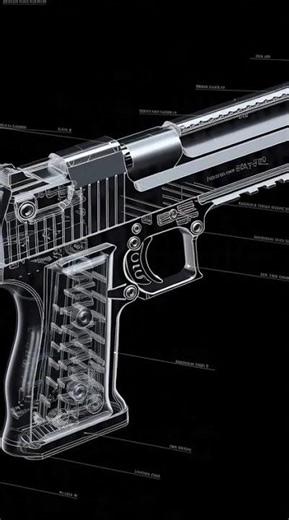 ⚡ Inside a Pistol: Full Working Explained in 60 Seconds| Simple Mechanical Explanation