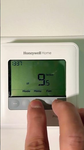 Honeywell T4, T6 thermostat installer setup| 霍尼韦尔温控器T4和T6如何进入安装设置￼？