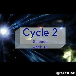 CC Cycle 2 week 10 Science