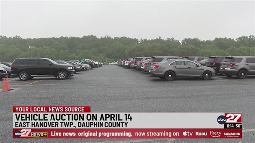 Pennsylvania to auction off hundreds of vehicles in April