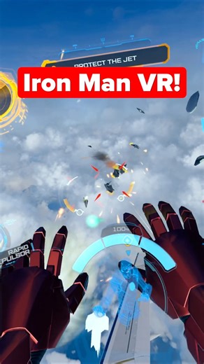 Iron Man VR Gameplay #ironman #marvel #gaming #vr #vrgaming #quest2 #quest3 #questcreatorpartner