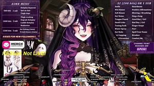 [直播回放] husherVA - 🔞[RERUN ASMR] Demon Kisses and Licks You !daki !gg !social