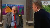 David Hockney exhibition opens at the Royal Academy in London:...