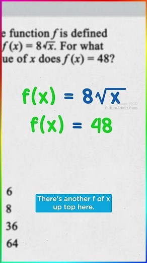 Must know SAT math trick...