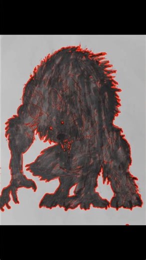 Werewolf Drawing Like|| Share || Subscribe and comment ♥️