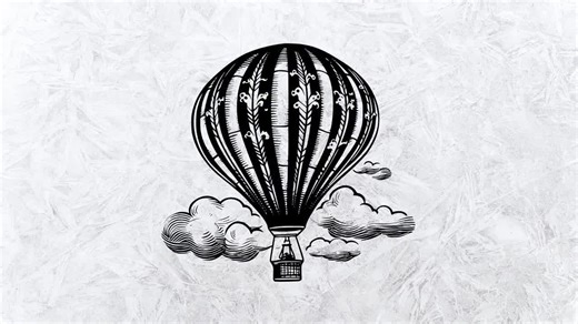 Hot Air Balloon SVG Bundle: Hand-drawn Clipart (digital Download) - Etsy