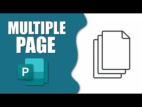 How to create multiple pages in Microsoft publisher