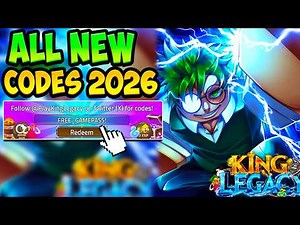 *NEW* ALL WORKING CODES FOR KING LEGACY IN 2026! ROBLOX KING LEGACY CODES