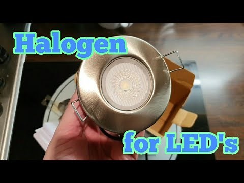 Replacing halogen downlights with LED's