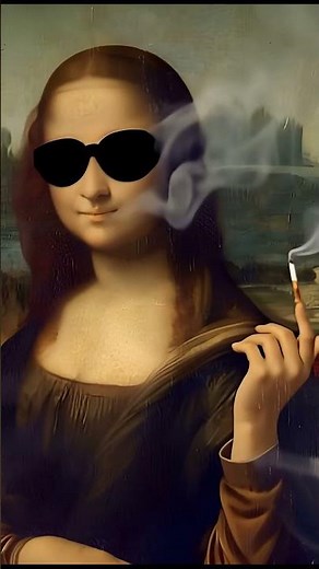 AI Hilariously Reimagines the Mona Lisa! 😂 | AI Art Short