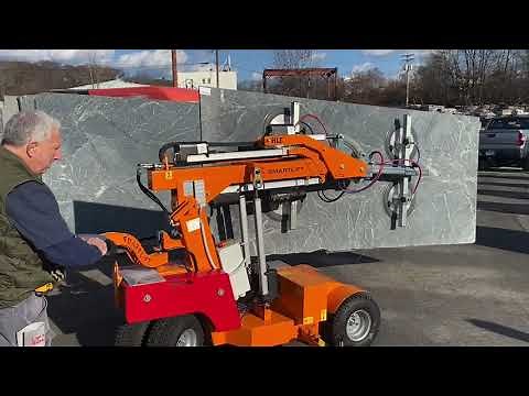Using the Smartlift SL 608 for Lifting a Large Slab of Marble