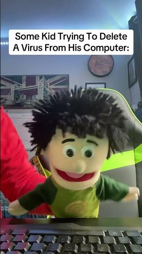 Some Kid Tryna Delete A Virus From His Computer: