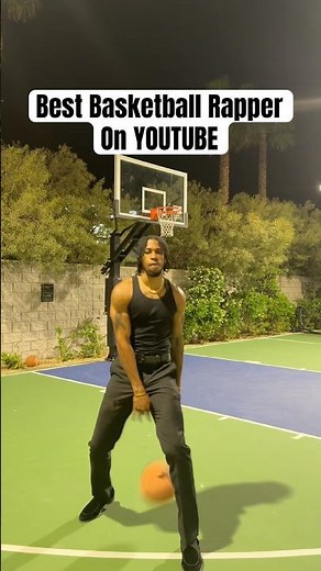 He Plays Basketball AND Raps at an Elite Level #1v1 #rapper #talent