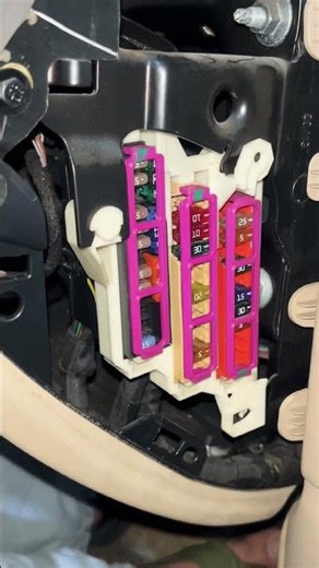 Audi A6 fuse Box location #audia6 #viral #sortvideo