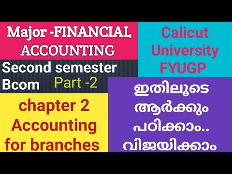 Branch Account Problem–Debtors System |Accounting for Branches|BCom 2nd Sem|Calicut University FYUGP