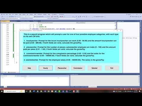 C#Video44-C#PayrollGUIV01c
