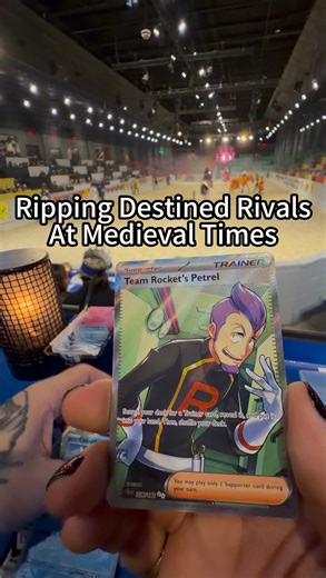 Goodzilla on Instagram: "Medieval Times Destined Rivals Rips! ⚔️ #pokemon #destinedrivals #explorepage #medievaltimes"