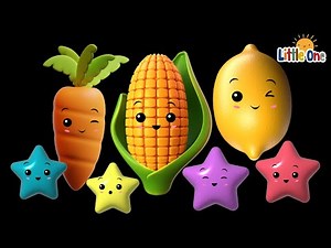 Dancing veggies Fun Animation with Music Dance Video - Baby Sensory video