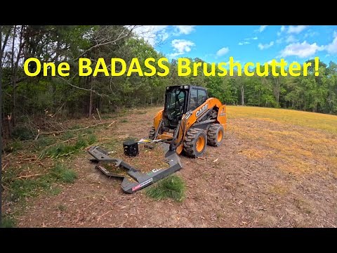 1st Time Using the CID Tree Reaper Brushcutter - BADA$$!