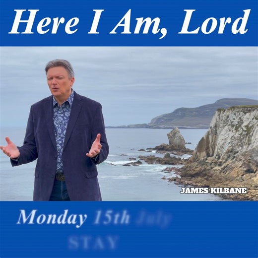 2.9K views · 170 reactions | New video release as part of the trilogy of videos will be 'Here I am Lord'. This new video will be release on Monday 15th July at 3 pm. Stay tuned! Streaming link: https://symphony.to/james-kilbane/divine-love-clean-4 Blue Flag Media #gospelmusic #christianmusic #praiseandworhsip #irishmusic #hymns #thewildatlanticway #achillisland #AmazingAchill | James Kilbane Music | Facebook