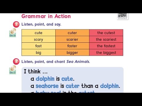 شرح grammar in action ثالث ابتدائي فصل الدراسي الاول part1 صفحة 12