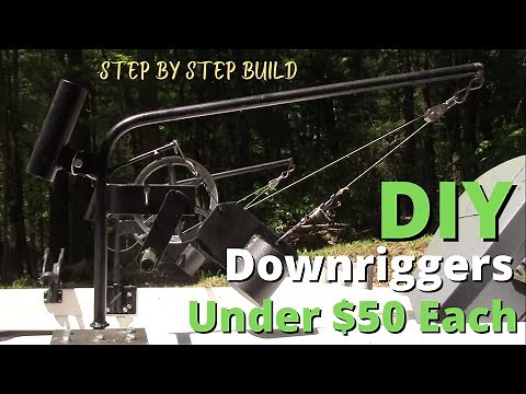 Professional looking DIY Downriggers For Under $50 Each!: How To - Step By Step!!!