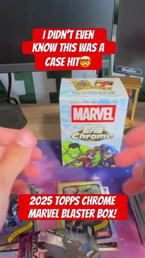 Galactic legends case hit out of my first Topps Chrome Marvel opening!🔥 #toppschrome #marvelcards